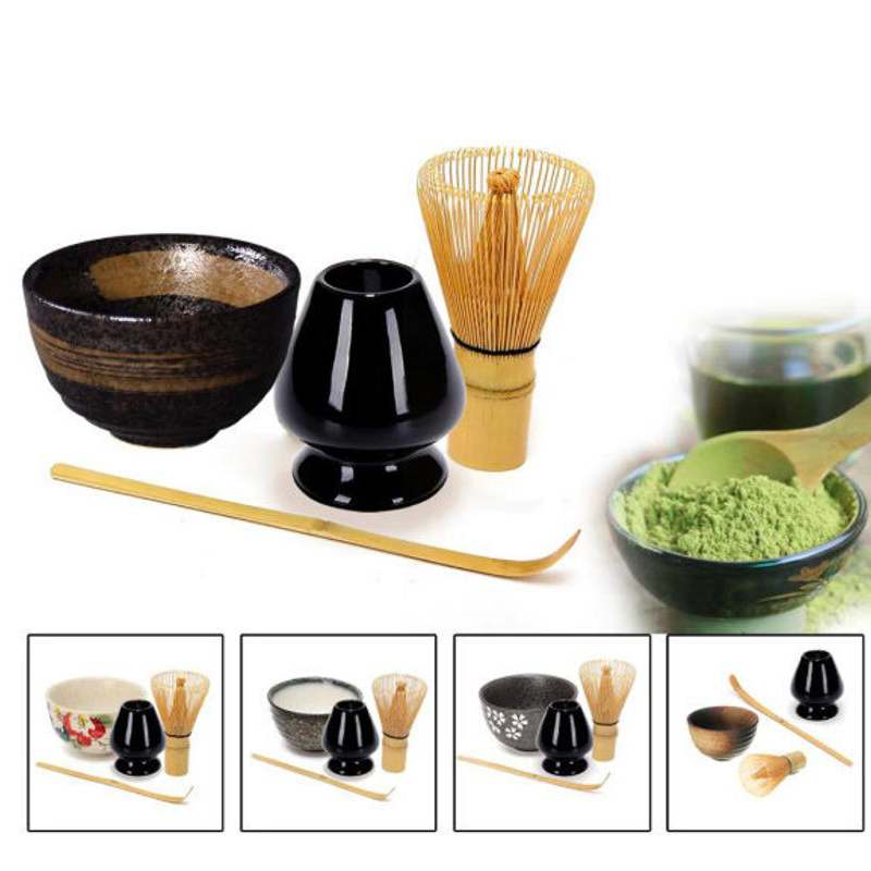 Bamboo Whisk Chasen - طقم هدايا شاي الماتشا الياباني الأكثر