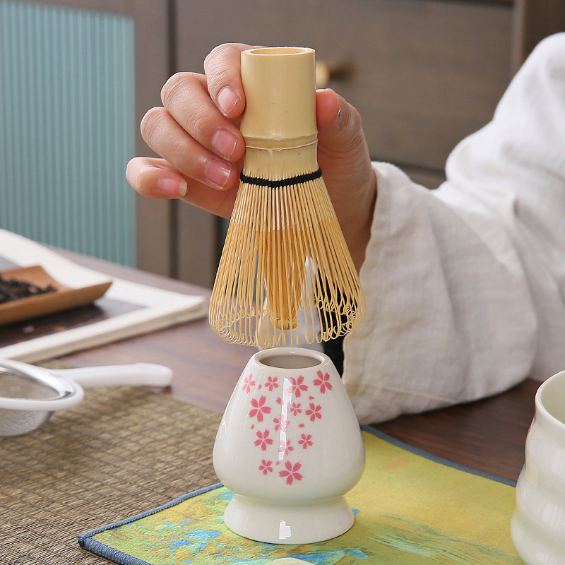 اليابانية السيراميك ماتشا الشا - مراجعة Bamboo Whisk Chasen وسعره
