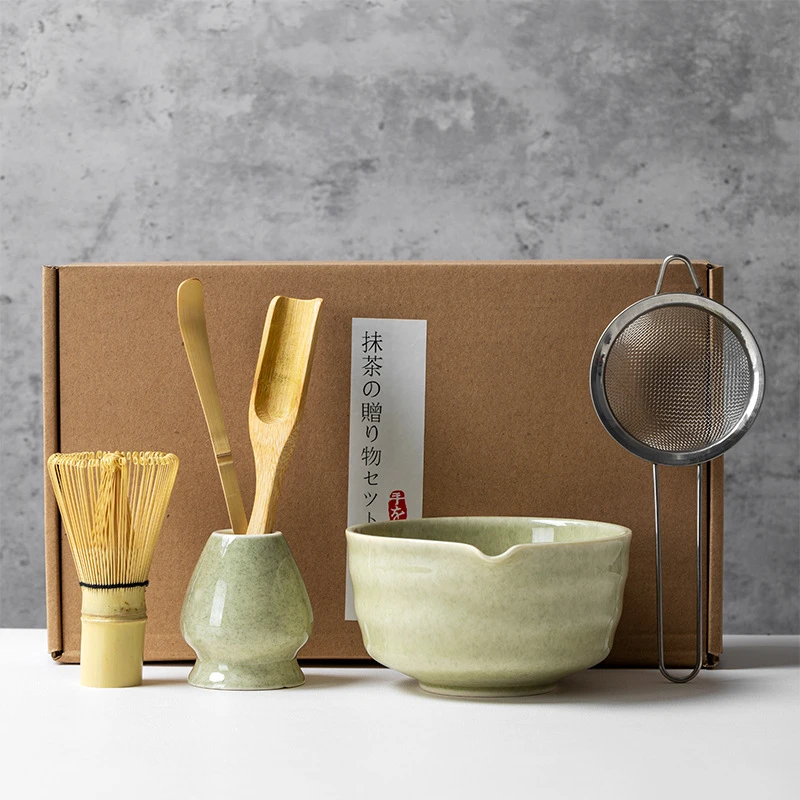 طقم أدوات شاي الماتشا الياباني - مراجعة Bamboo Whisk Chasen وسعره