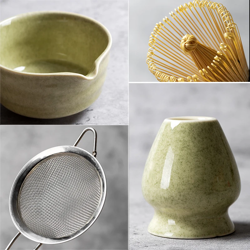طقم أدوات شاي الماتشا الياباني - مراجعة Bamboo Whisk Chasen وسعره
