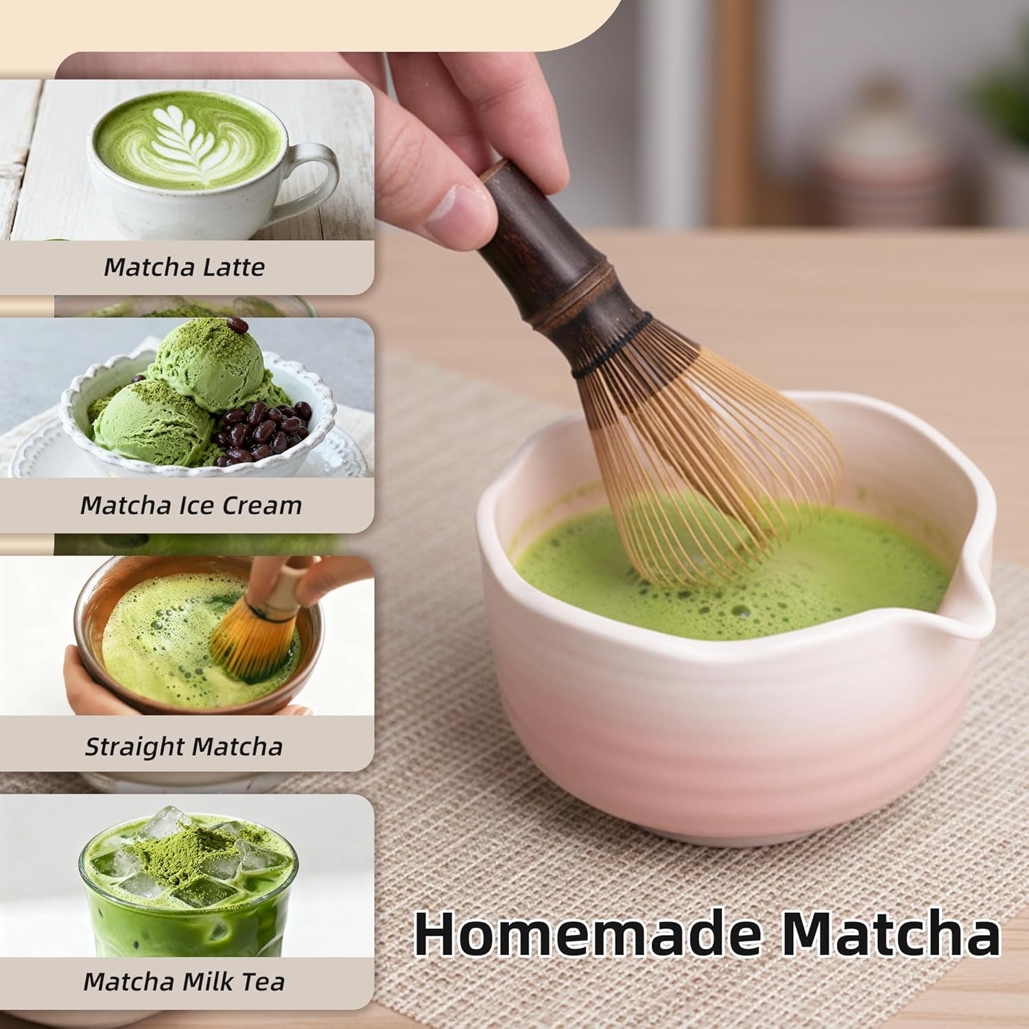 شين تشاسين اليدوية الخيزران ما - مراجعة Bamboo Whisk Chasen وسعره