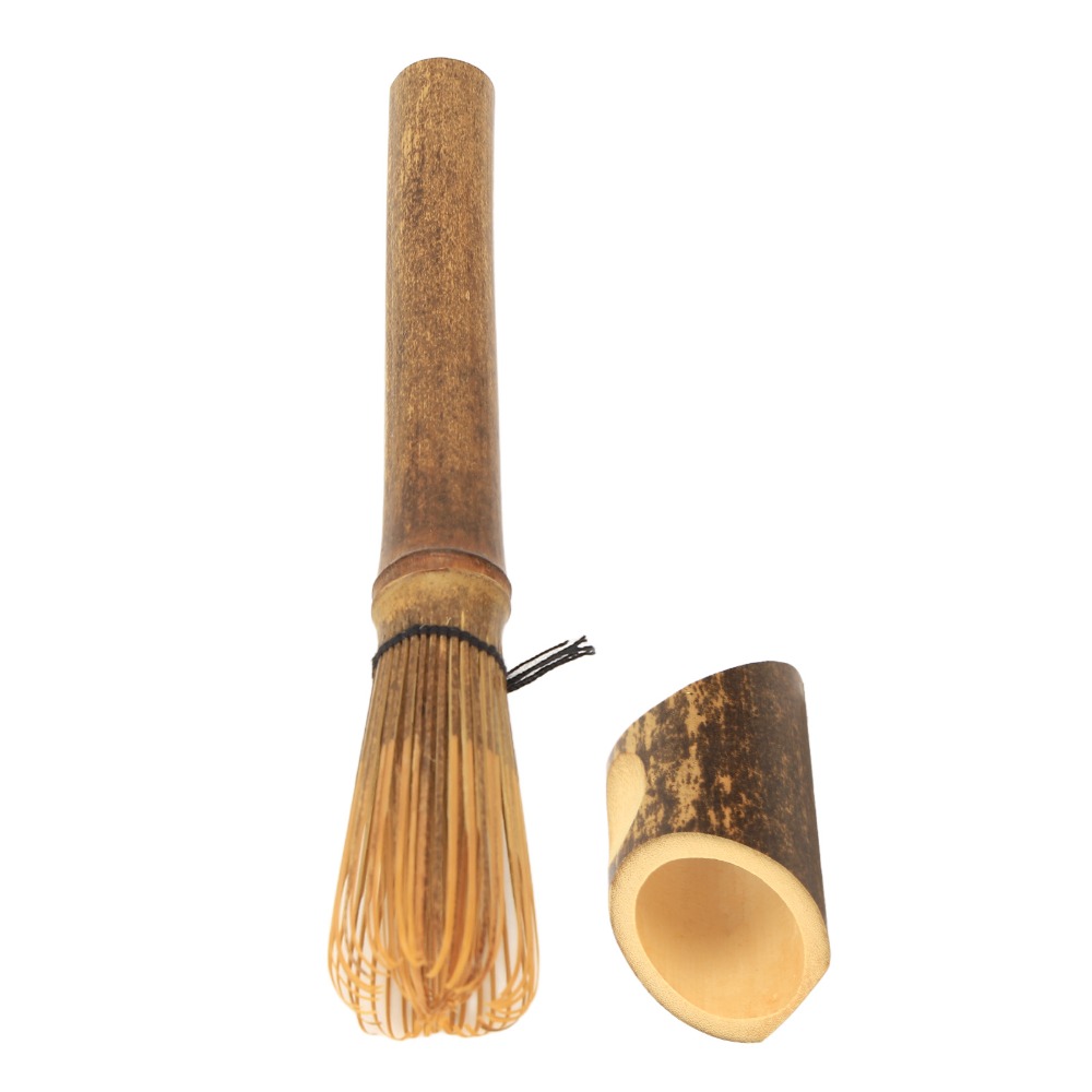 مضرب ماتشا ياباني متين بمقبض ط - مراجعة Bamboo Whisk Chasen وسعره