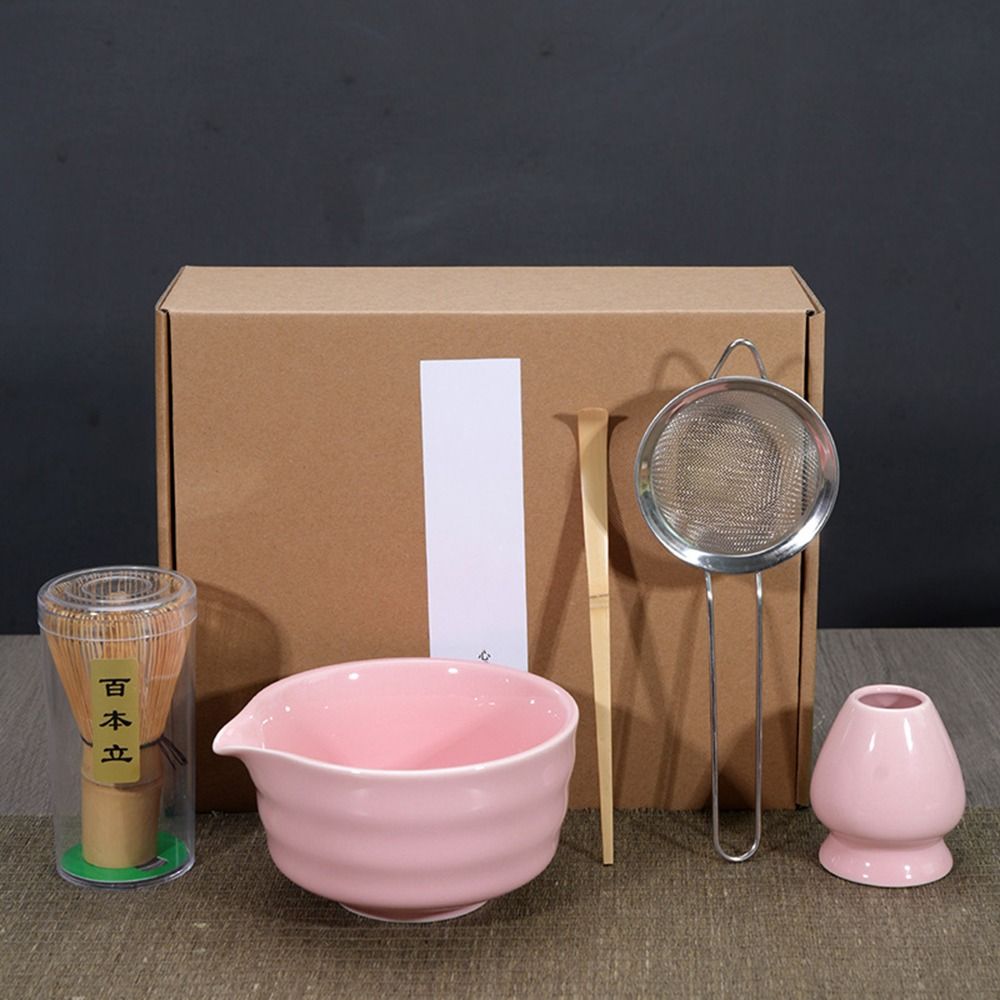 طقم شاي ماتشا ياباني جديد من ا - مراجعة Bamboo Whisk Chasen وسعره